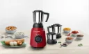 Bosch TrueMixx Joy Mixer Grinder 500 Watt, Red, 3 Jars - MGM2133RIN
