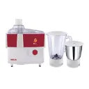 Inalsa JMG Era 450-Watt Juicer Mixer Grinder with 2 Jar Red and White