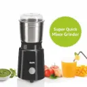 Glen Electric Multi Mixer Grinder| One SS Grinder Jar | 350 WT | ABS Body | SA4045MMG