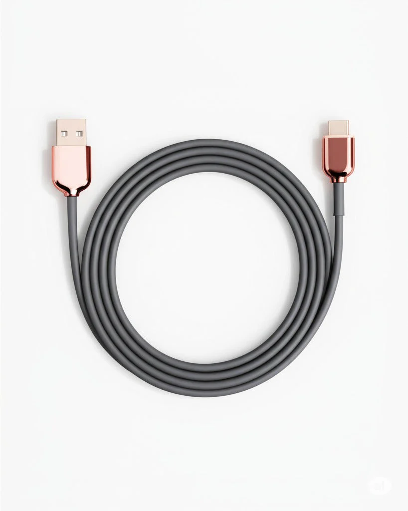 [45W fast charging] Metkool Data Cable 45W Fast Charging  USB  to Type C cable (Black)