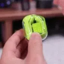 METKOOL in- Ear Wireless Earbuds, Ultrapods Max TWS Bluetooth Earphones with Charging Case and LED Digital Display, Microphone, Works with Android and Bluetooth Devices (Green)