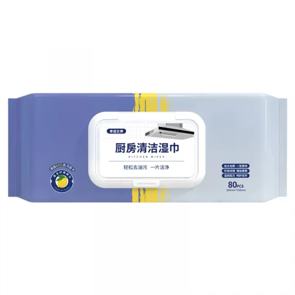 KITCHEN CLEANING WIPES 80 PCS